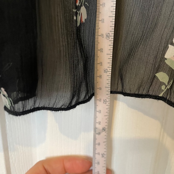 Women's Sleeveless Sheer High-Low Dress - Picture 5 of 5